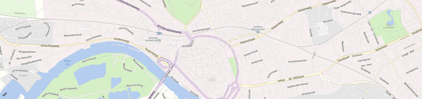Kaart met locatie Garage Velperpoortslangstraat
