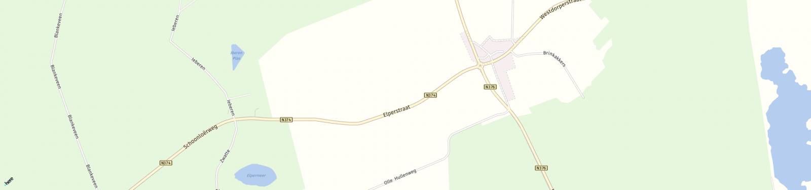 Kaart met locatie Overig Elperstraat