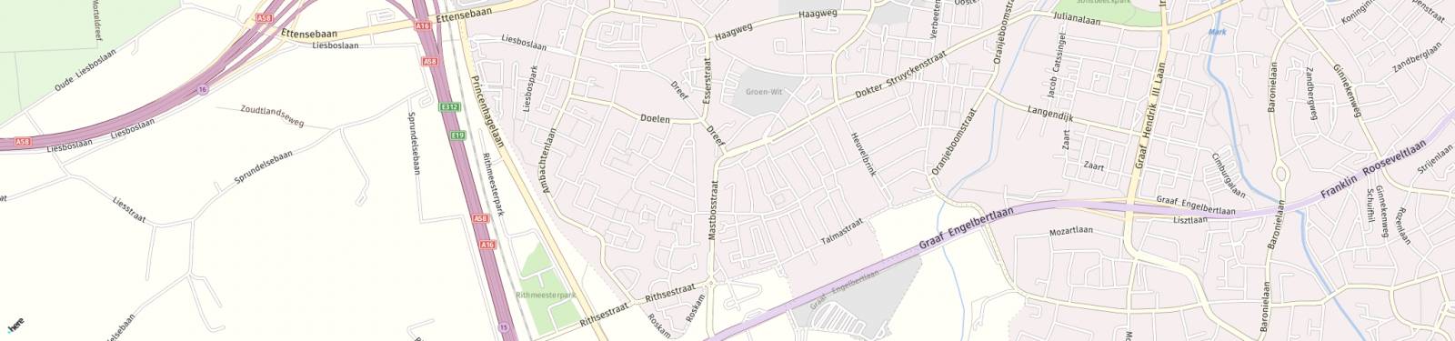 Kaart met locatie Appartement Heuvelplein