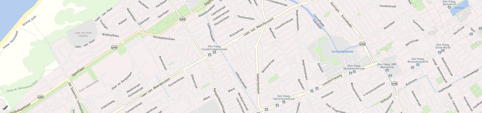 Kaart met locatie Appartement Copernicuslaan