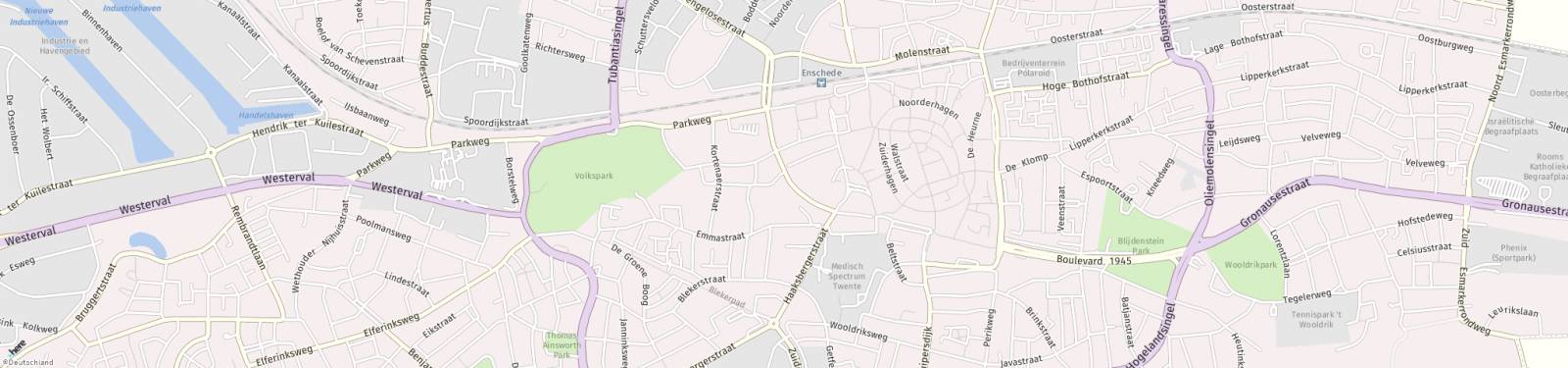 Kaart met locatie Appartement Ariënsplein