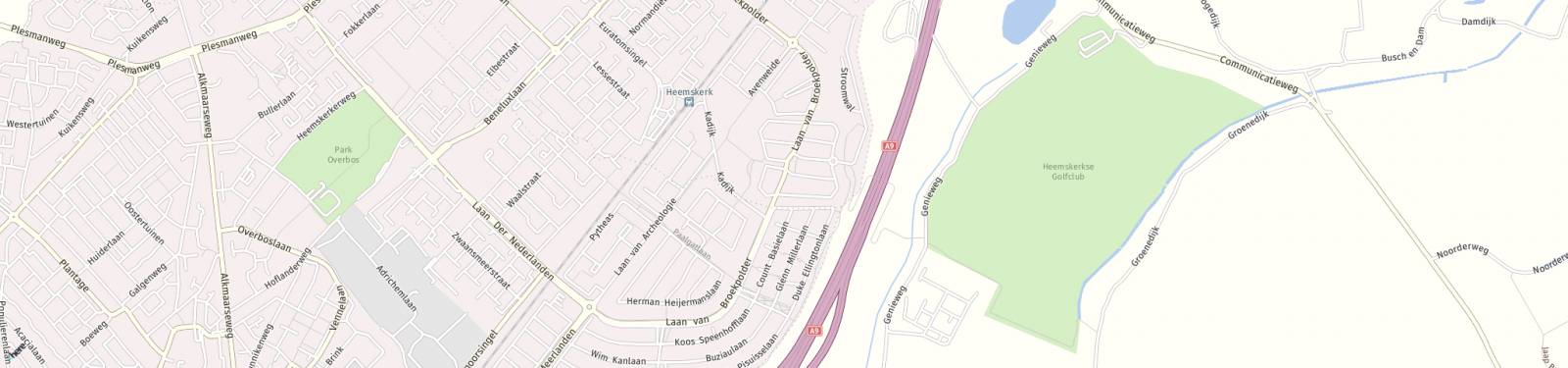 Kaart met locatie Appartement Laan van Broekpolder