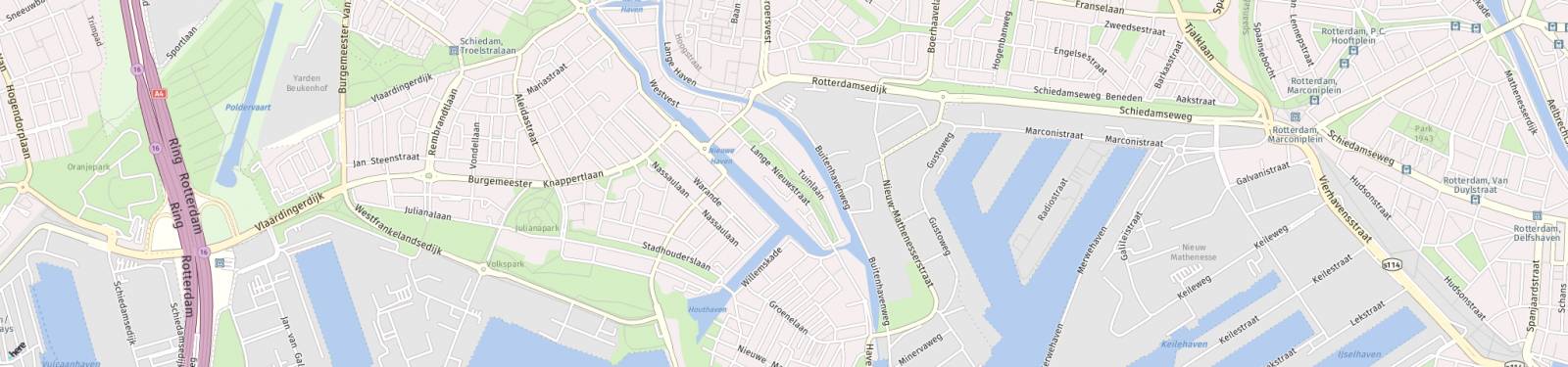 Kaart met locatie Appartement Lange Nieuwstraat