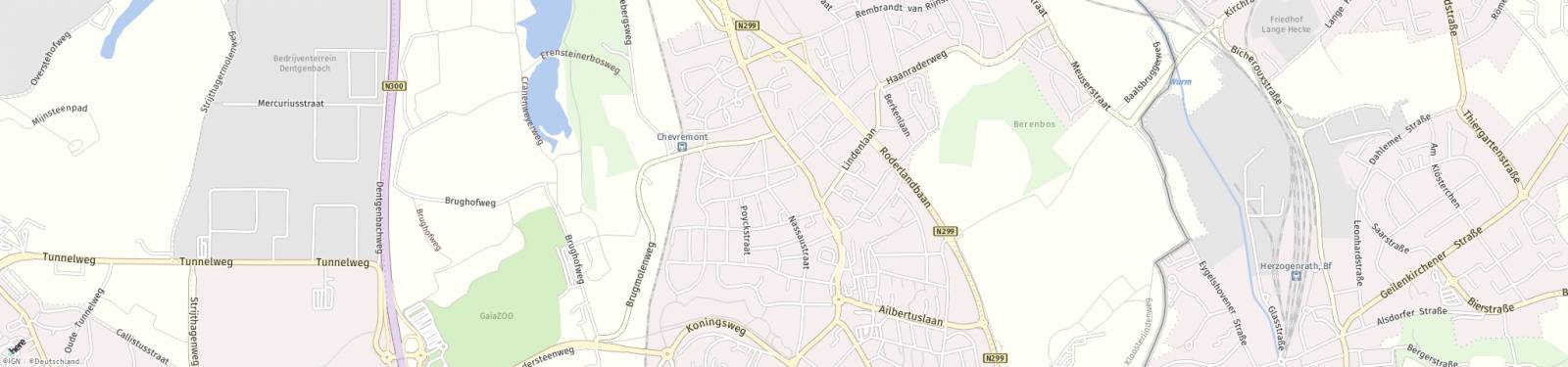 Kaart met locatie Appartement Geleenstraat