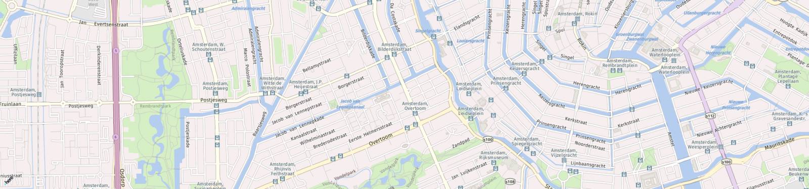 Kaart met locatie Garage Eerste Constantijn Huygensstraat