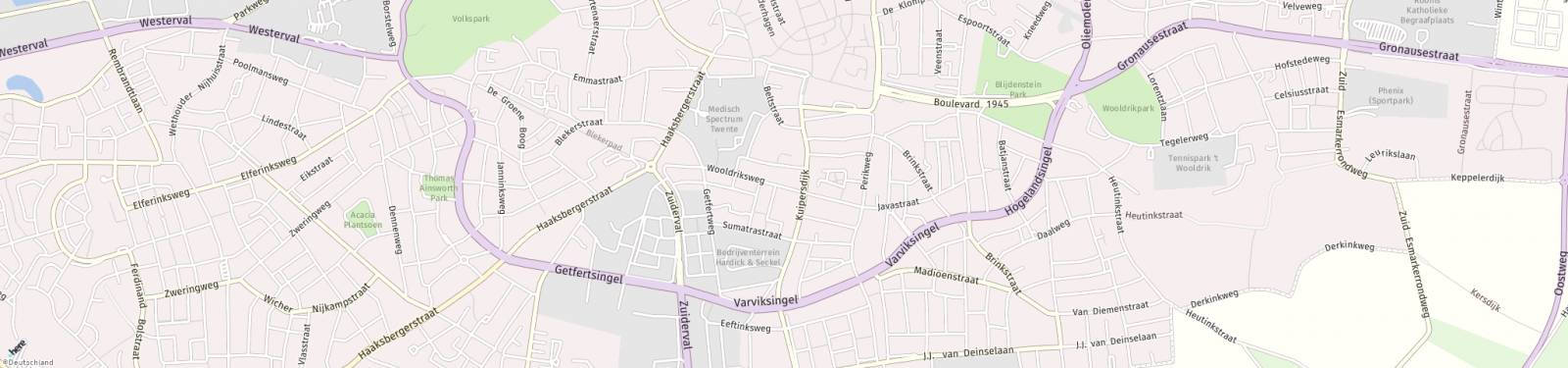 Kaart met locatie Kamer Wooldriksweg