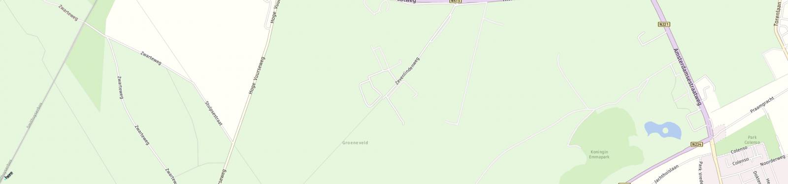 Kaart met locatie Bungalow Zevenlindenweg