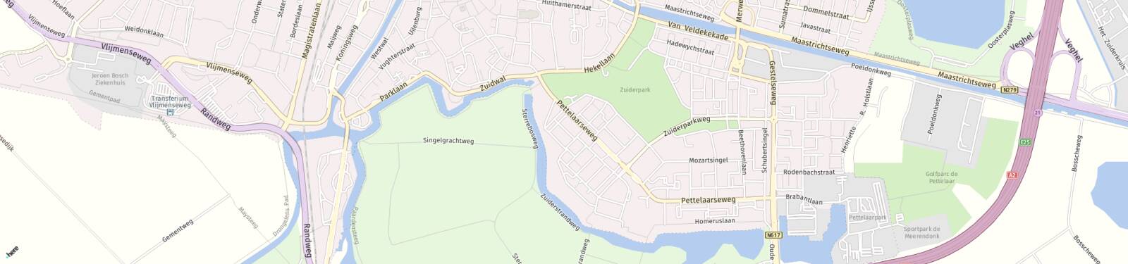 Kaart met locatie Appartement Hertog Janstraat