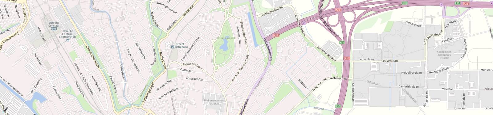 Kaart met locatie Huurwoning Jan van Scorelstraat