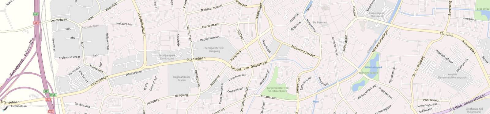 Kaart met locatie Appartement Dr. Jan IngenHouszplein
