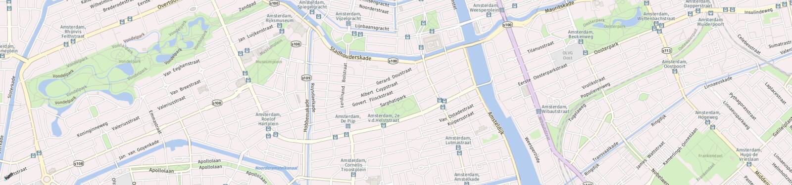 Kaart met locatie Appartement Govert Flinckstraat