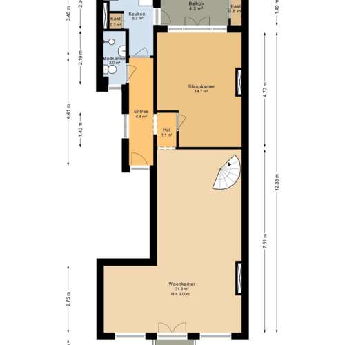 Foto #21 Appartement Pretoriusstraat Amsterdam