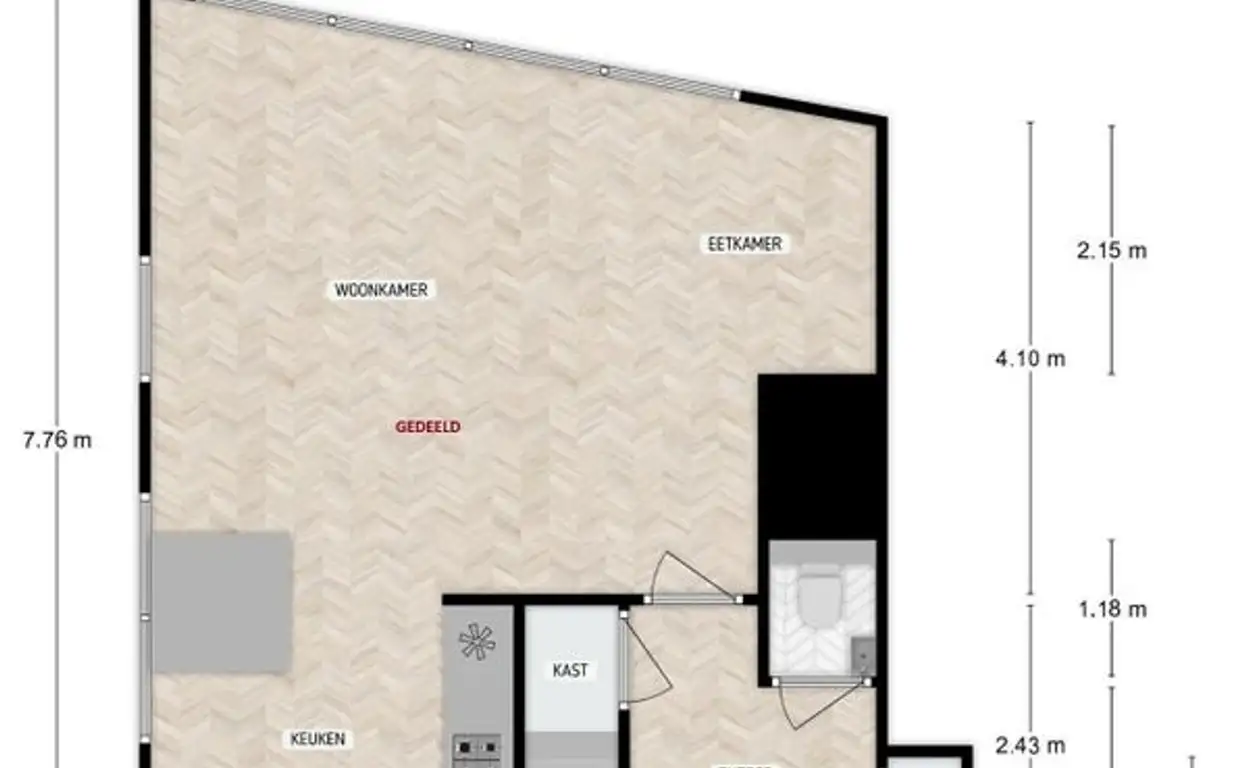 Foto #12 Appartement Jufferstraat Rotterdam