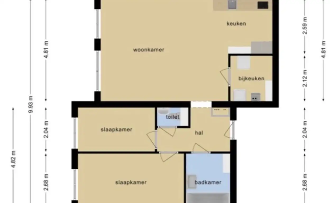 Foto #19 Appartement Mattenbiesstraat Rotterdam