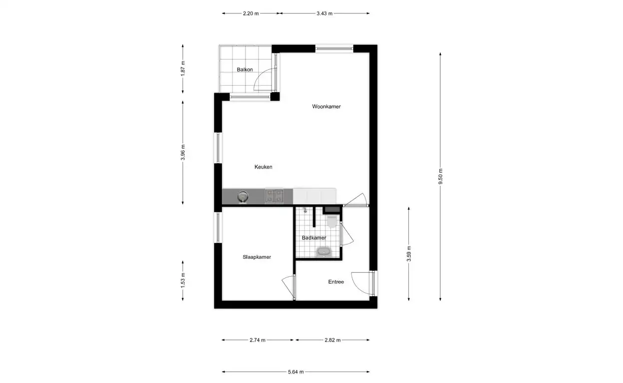 Foto #27 Appartement IJplein Amsterdam