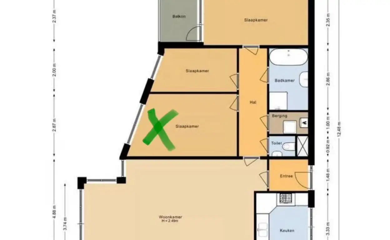 Foto #2 Kamer Geversstraat Oegstgeest