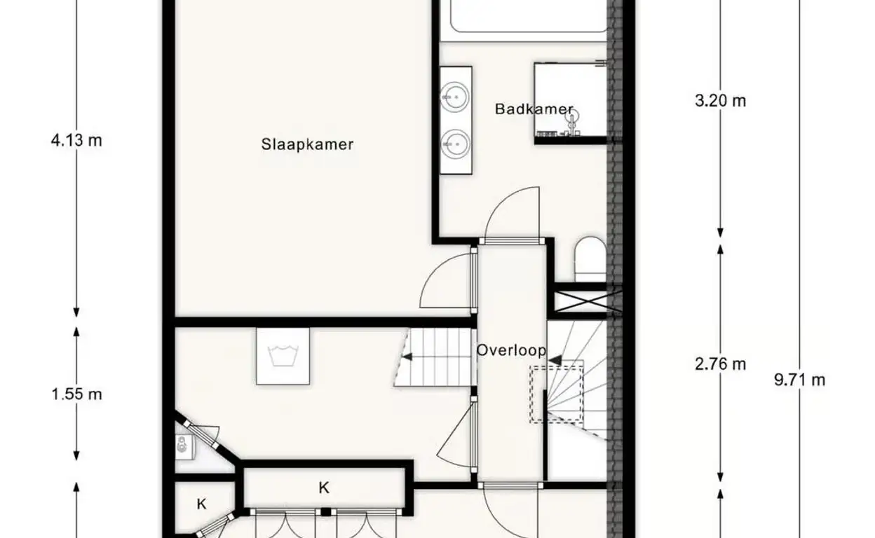Foto #34 Appartement Herenmarkt Amsterdam