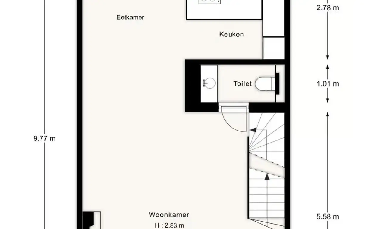 Foto #33 Appartement Herenmarkt Amsterdam