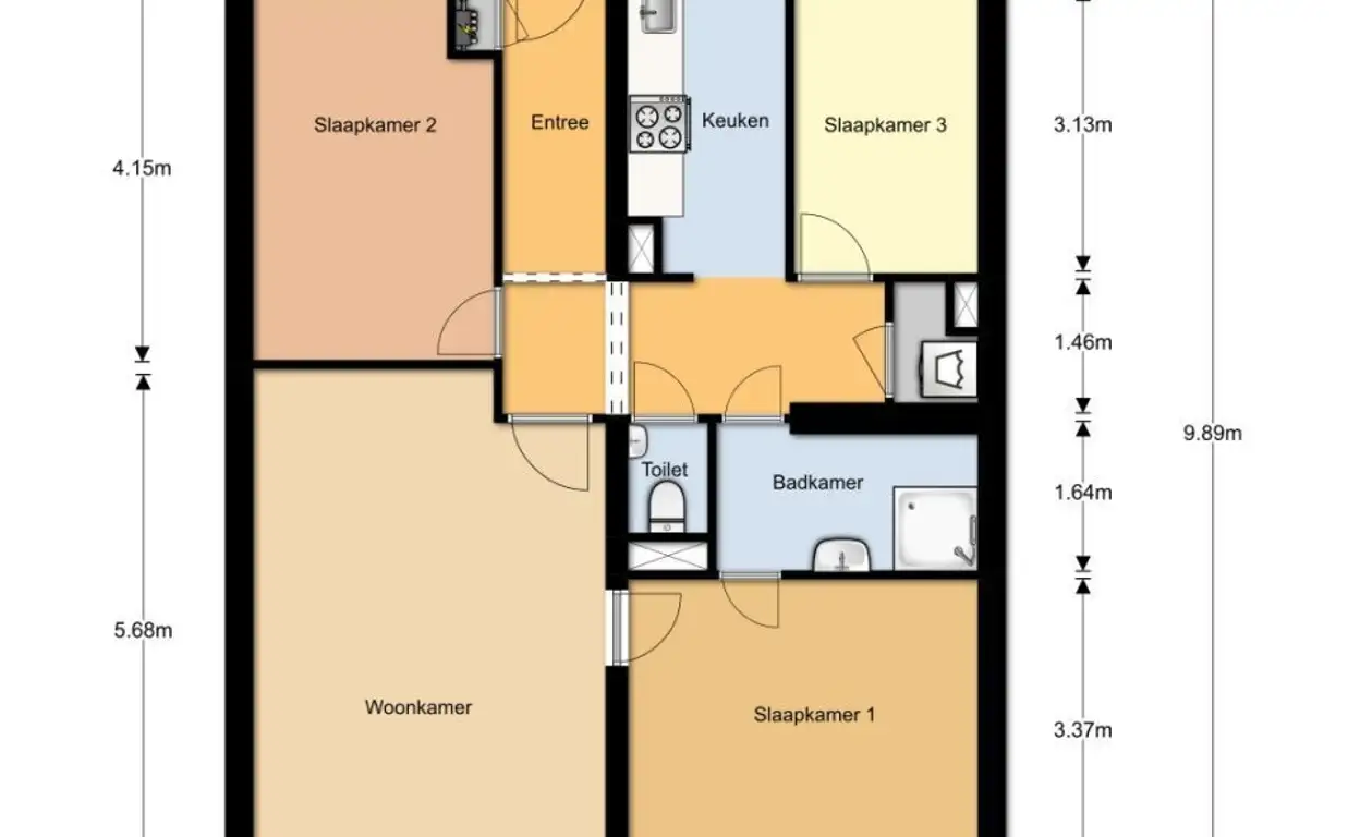 Foto #13 Appartement Delflandplein Amsterdam