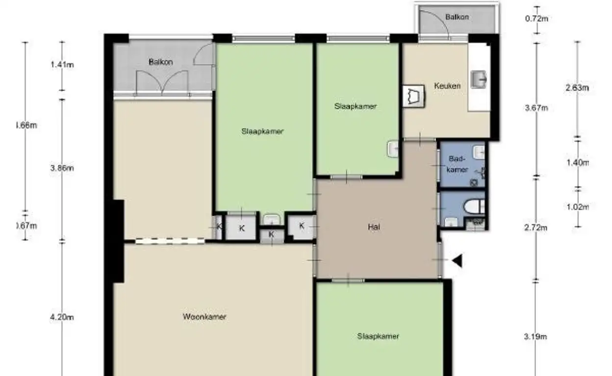 Foto #14 Appartement Dr. Struyckenstraat Breda