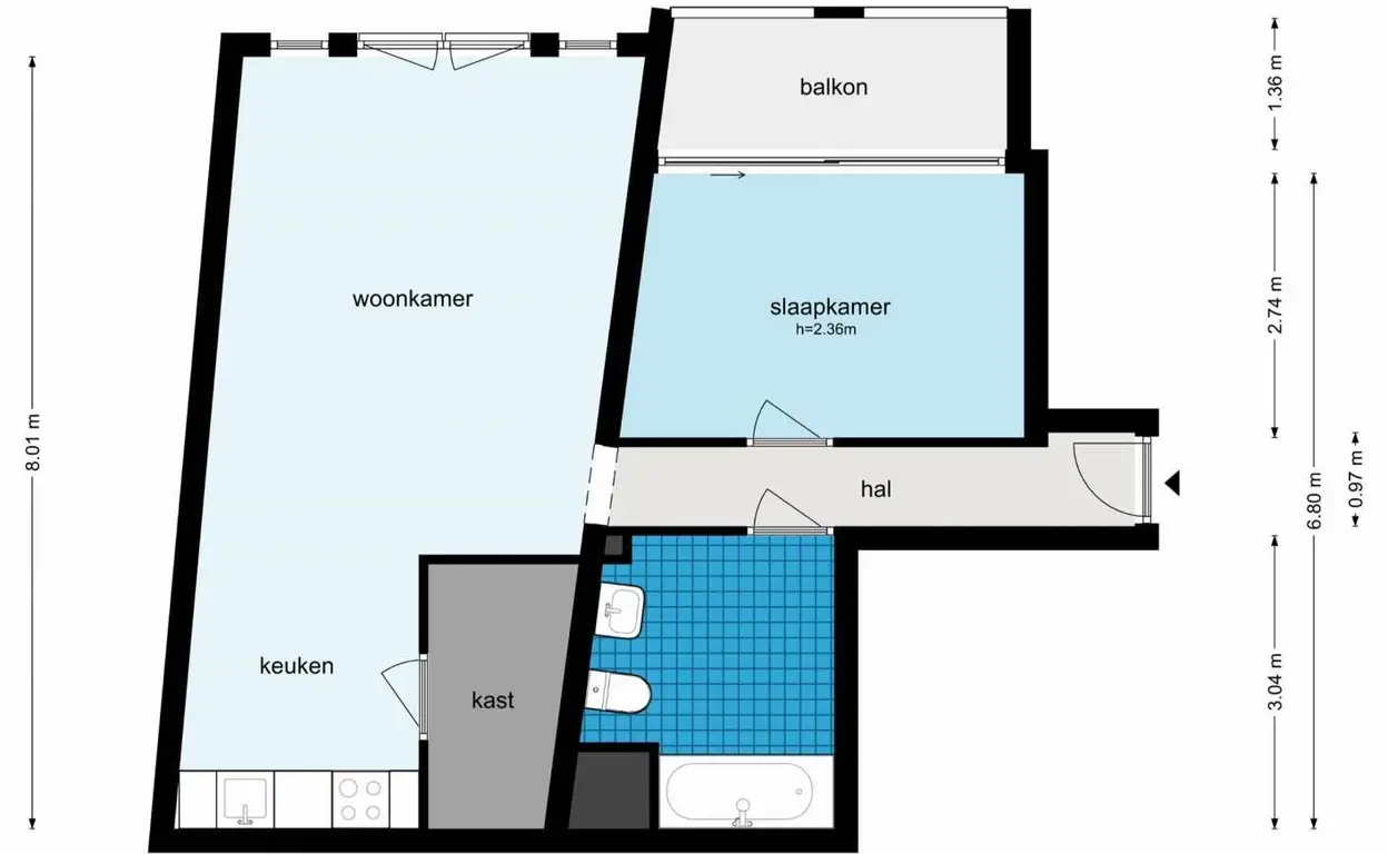 Foto #16 Appartement Zeedijk Amsterdam