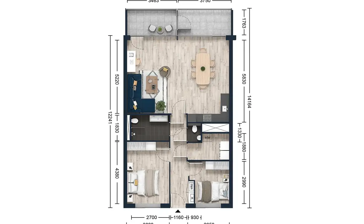 Foto #12 Appartement Pampuskade Rotterdam