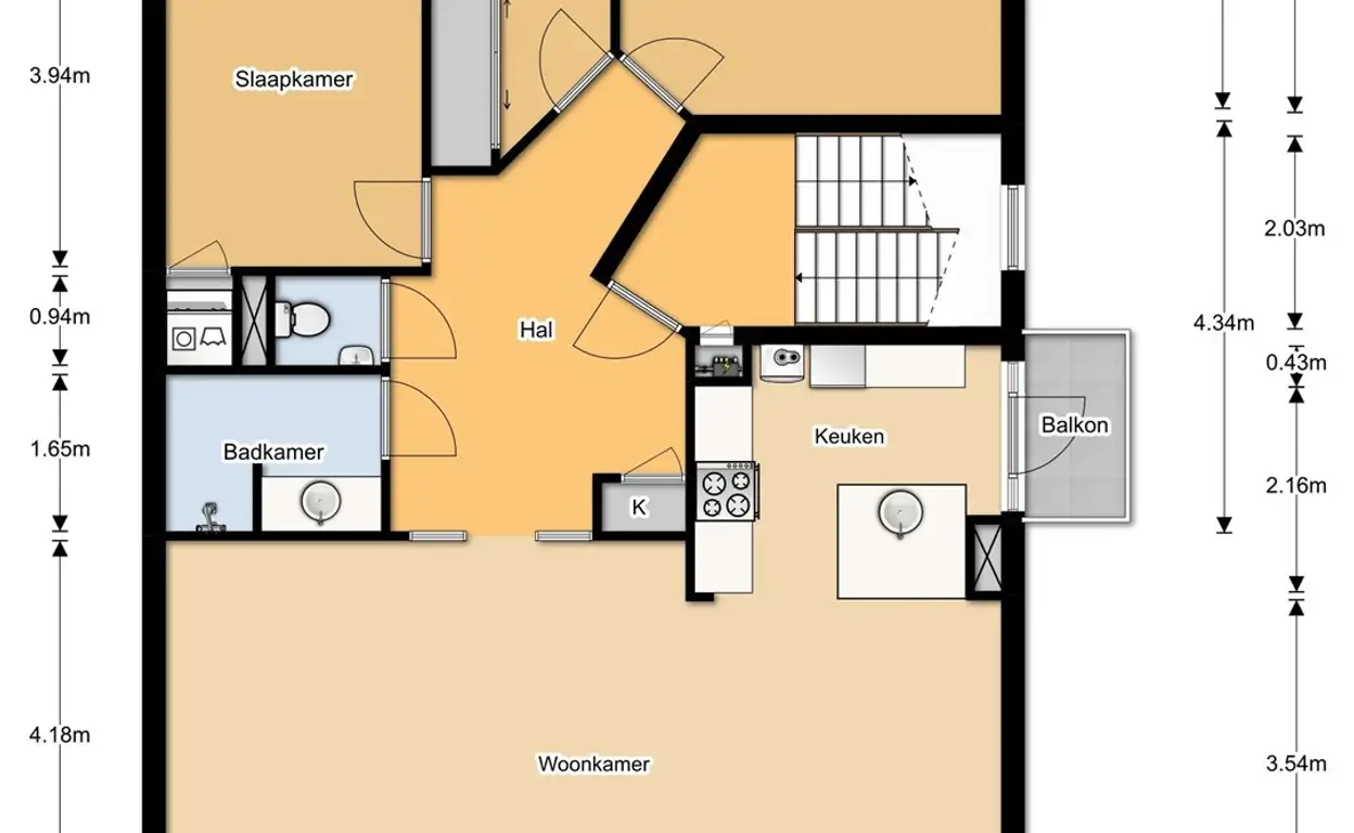 Foto #22 Appartement Van Beuningenstraat Rotterdam