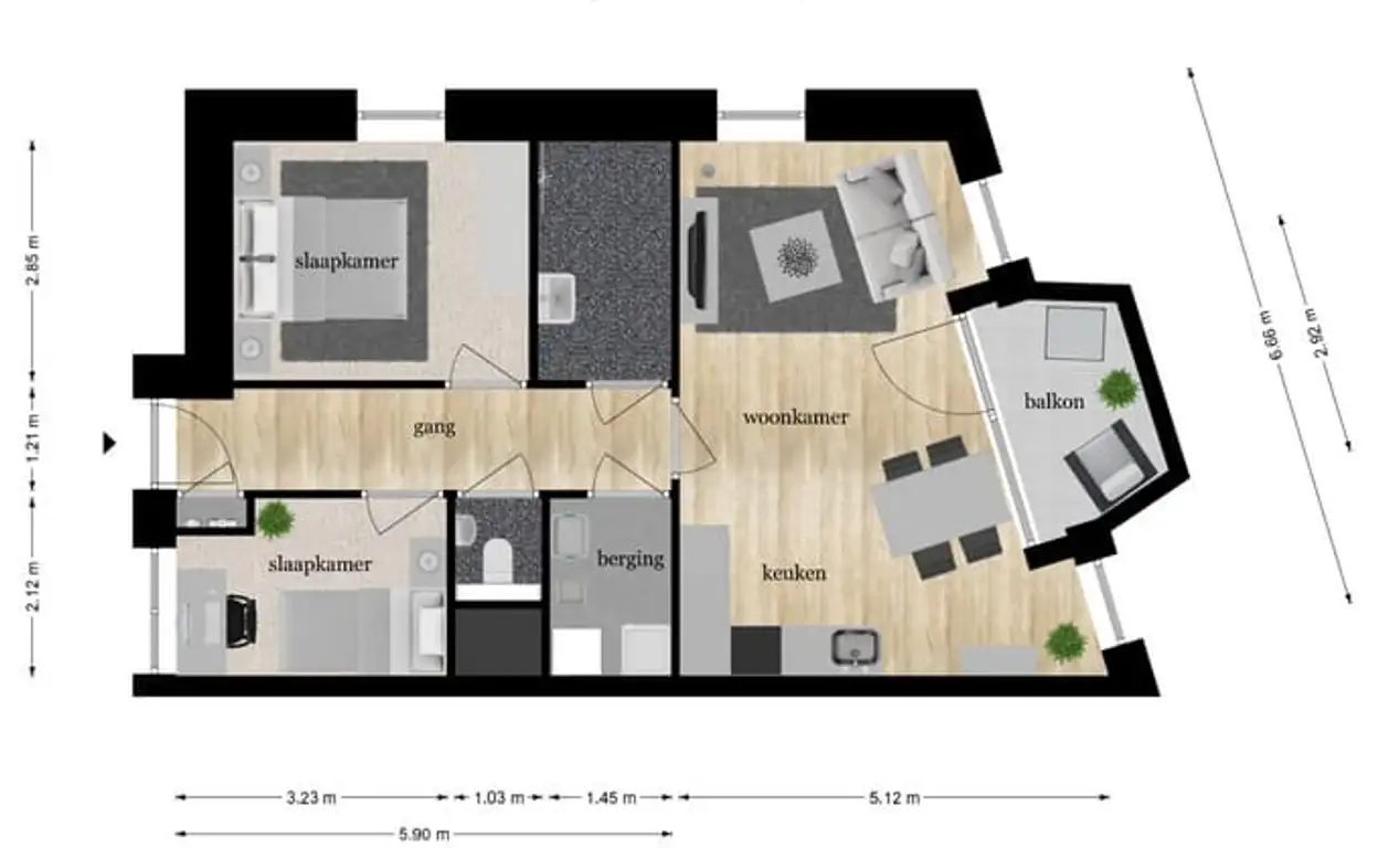 Foto #8 Appartement De Kwinkelier Bilthoven