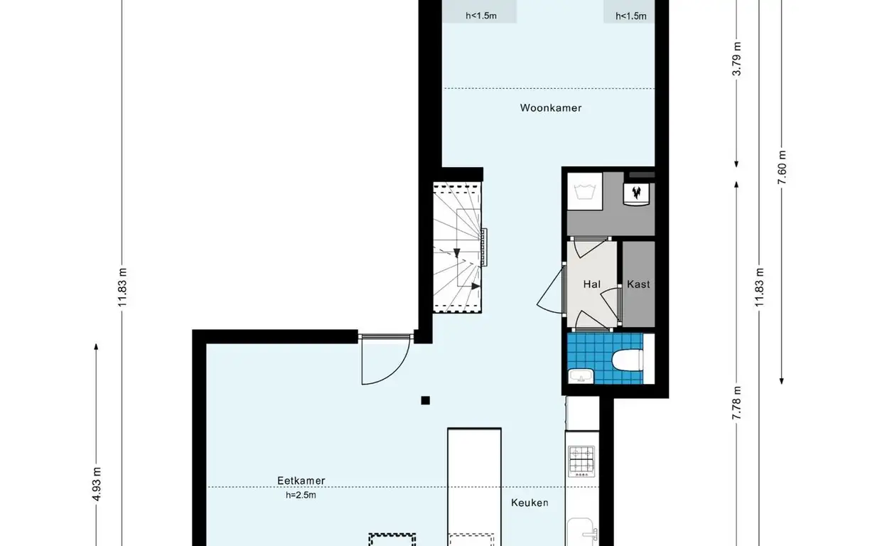 Foto #38 Appartement Utrechtsedwarsstraat Amsterdam