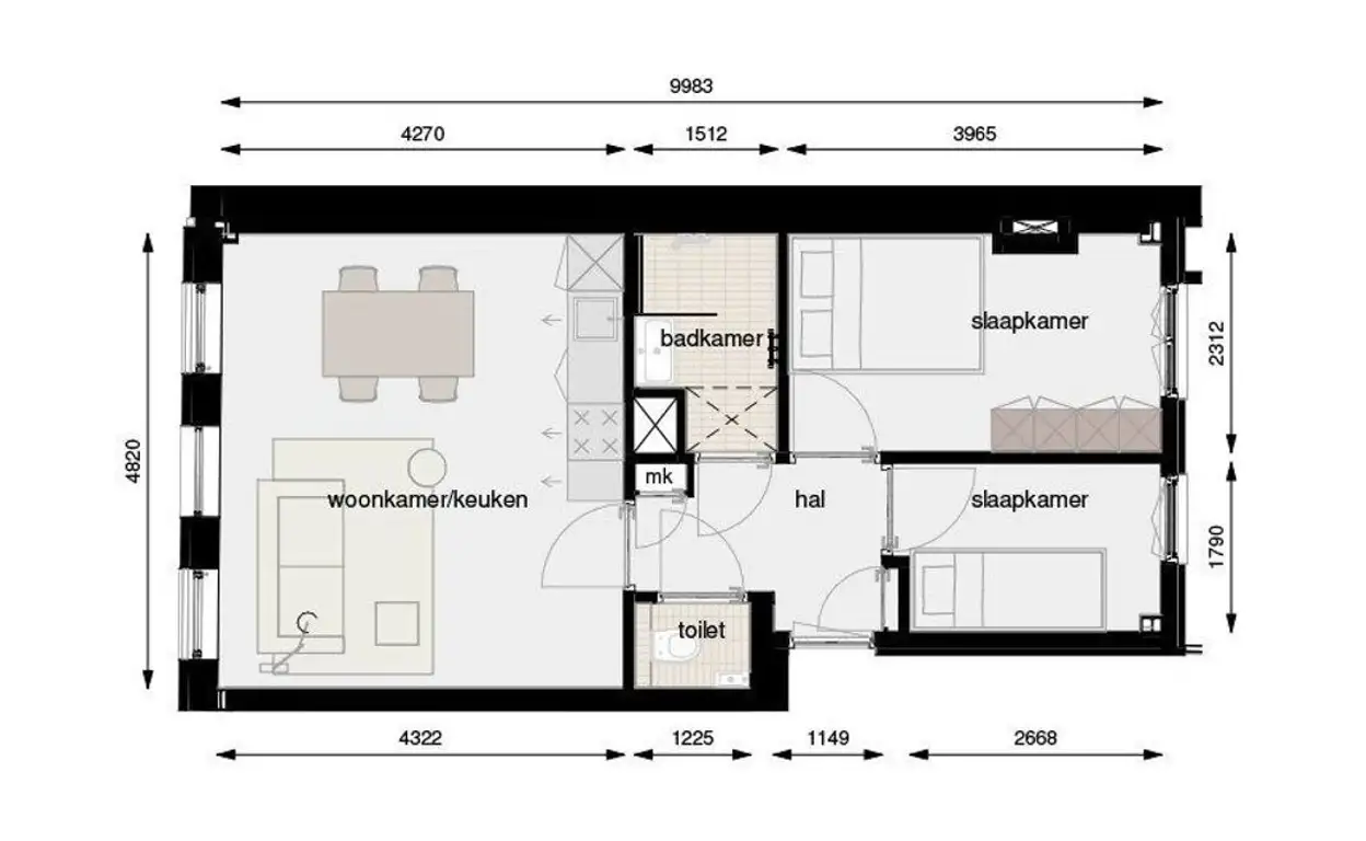 Foto #14 Appartement Middenweg Amsterdam