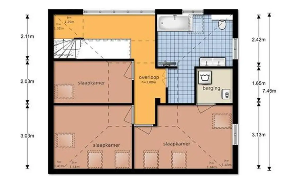 Foto #27 Appartement Singel Amsterdam