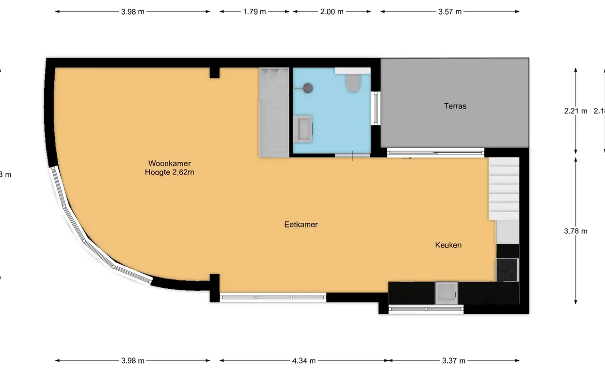 Foto #36 Appartement Zuiderweg Hilversum