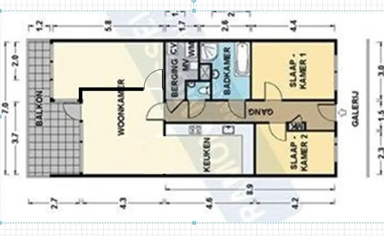 Foto #13 Appartement Johan Hofmanstraat Amsterdam