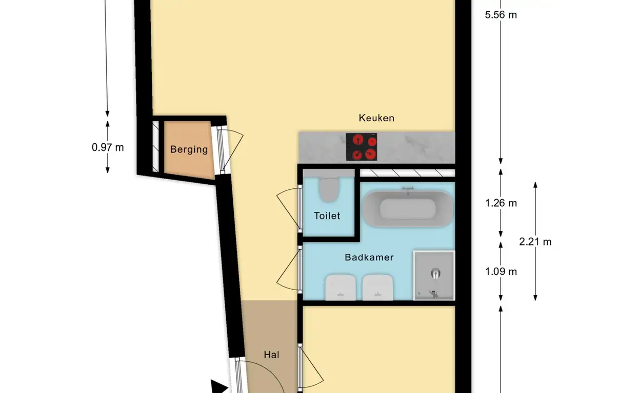 Foto #7 Appartement Van Hattumstraat Zwolle