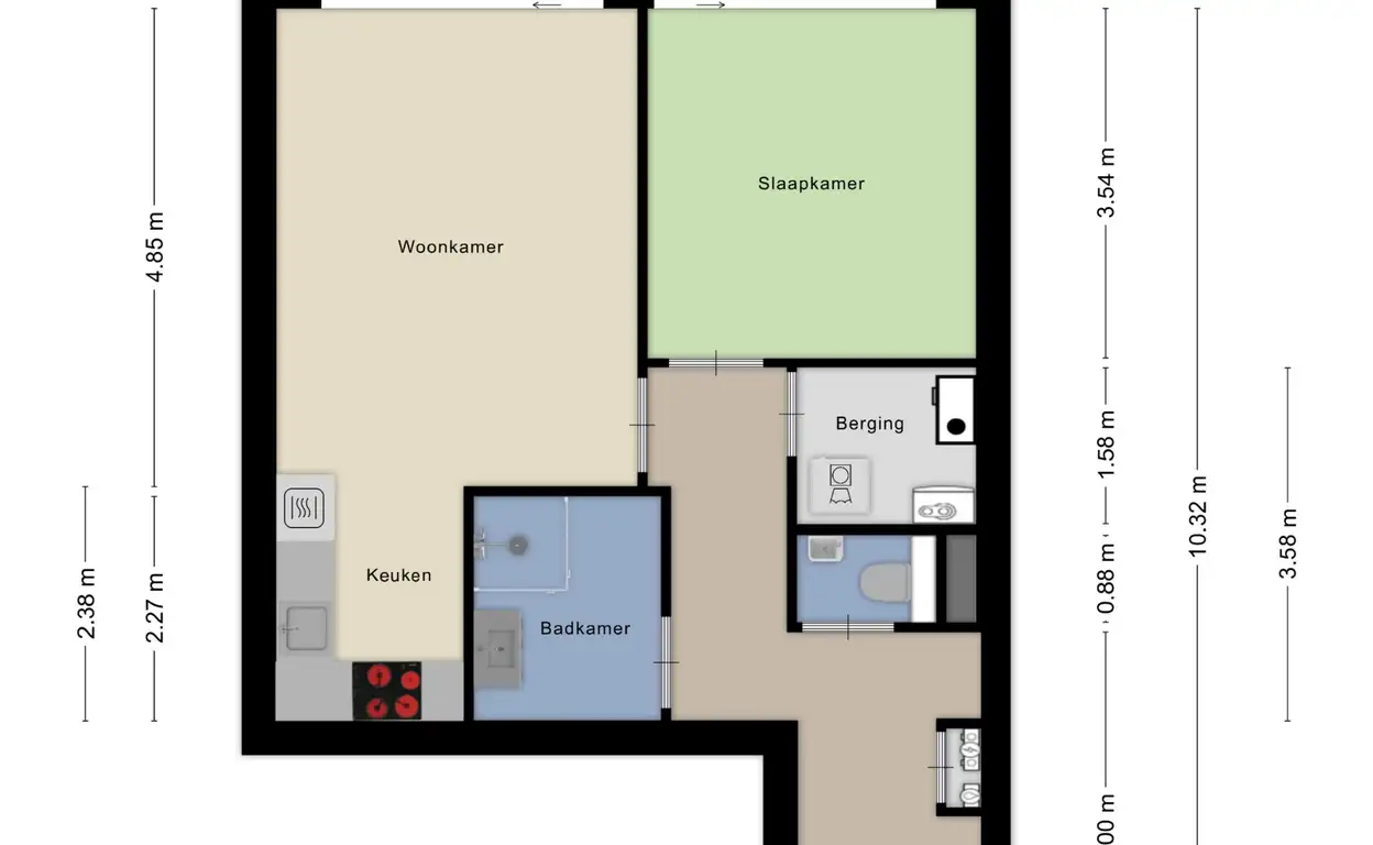Foto #26 Appartement Vredenburg Utrecht