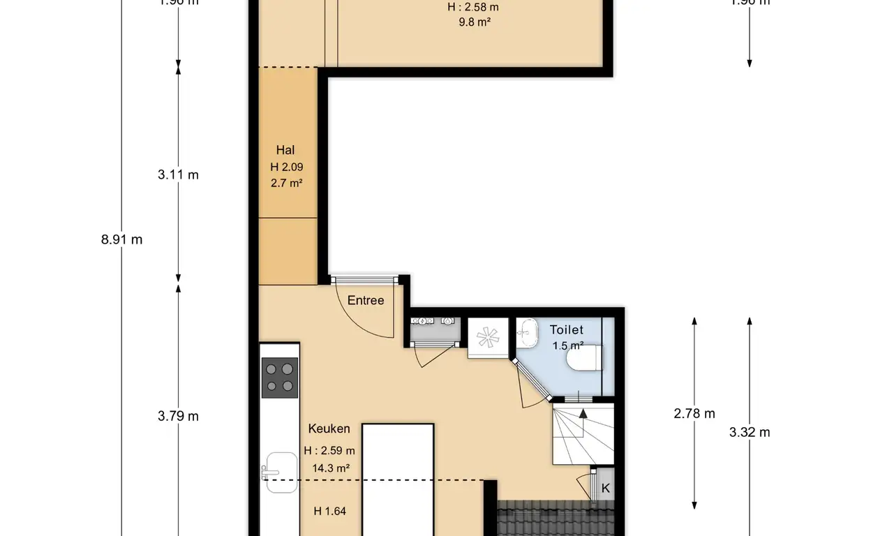 Foto #25 Huurwoning Europaplein Amsterdam