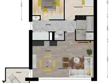 Foto #2 Appartement Voltastraat Maastricht
