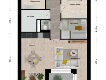 Foto #4 Appartement Voltastraat Maastricht