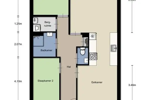 Foto #37 Appartement Makassarstraat Amsterdam