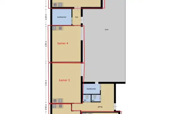 Foto #10 Kamer Hoofdstraat Sint Jansteen