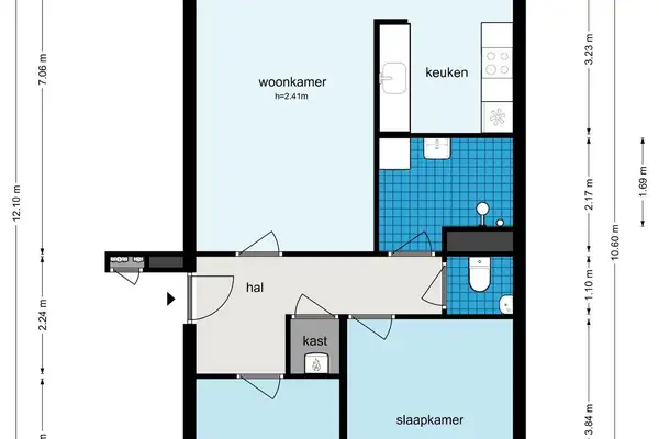 Foto #14 Appartement Valkenburgerstraat Amsterdam