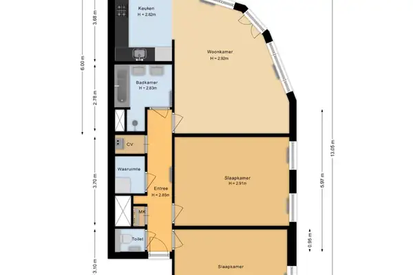 Foto #4 Appartement Valeriusplein Amsterdam