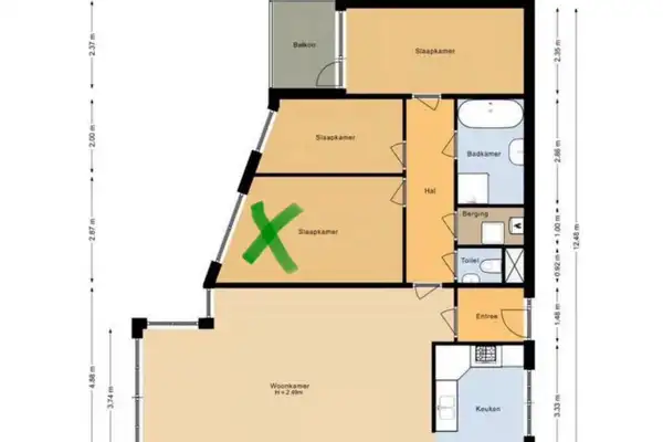 Foto #2 Kamer Geversstraat Oegstgeest