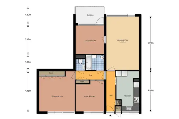 Foto #12 Appartement Livingstonelaan Utrecht