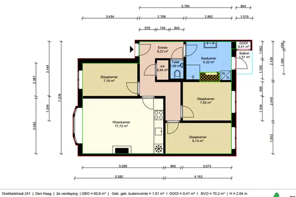 Foto #13 Appartement Drebbelstraat Den Haag