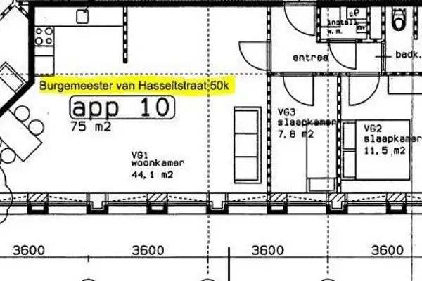 Foto #13 Appartement Burgemeester Van Hasseltstraat Bergen op Zoom
