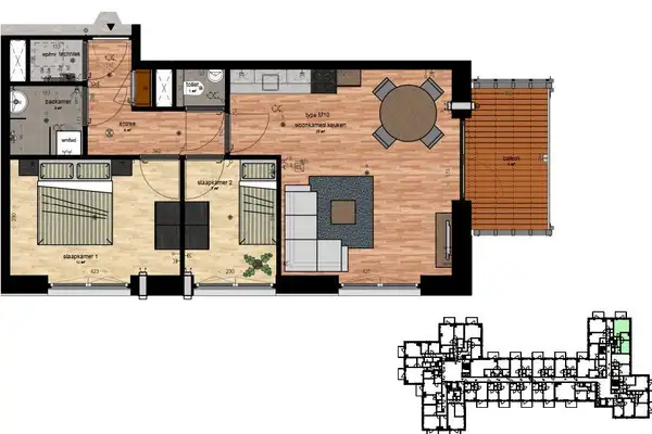 Foto #3 Appartement Koepellaan Zeist