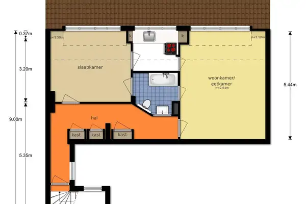 Foto #24 Appartement Beethovenstraat Amsterdam