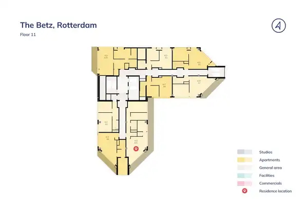 Foto #13 Appartement G.H. Betzweg Rotterdam