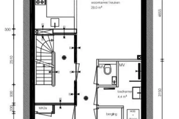 Foto #33 Appartement Vrolikstraat Amsterdam